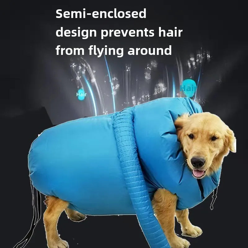 Pet Dogs Drying Bags Dryer Hair Blow Fast Portable Foldable Grooming Bag Household Pet Hair Bag Efficient Dry Tool Kit