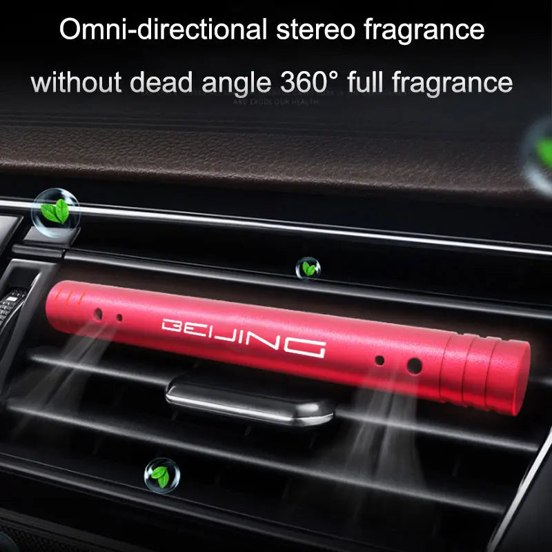 Air Outlet Aromatherapy Clip with Aroma Sticks Car Air Freshener Perfume Solid Diffuser For BAIC Senova X35 X65 Beijing BJ20 EX5