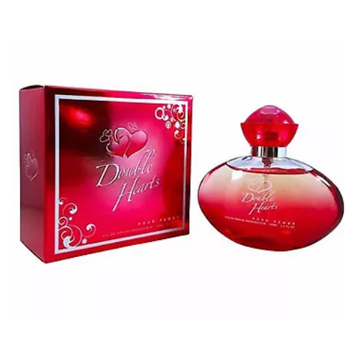 Double Hearts Eau De Parfum for Women - 3.3 oz Long-Lasting Floral Fragrance