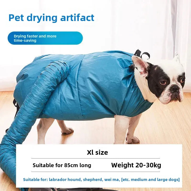 Pet Dogs Drying Bags Dryer Hair Blow Fast Portable Foldable Grooming Bag Household Pet Hair Bag Efficient Dry Tool Kit